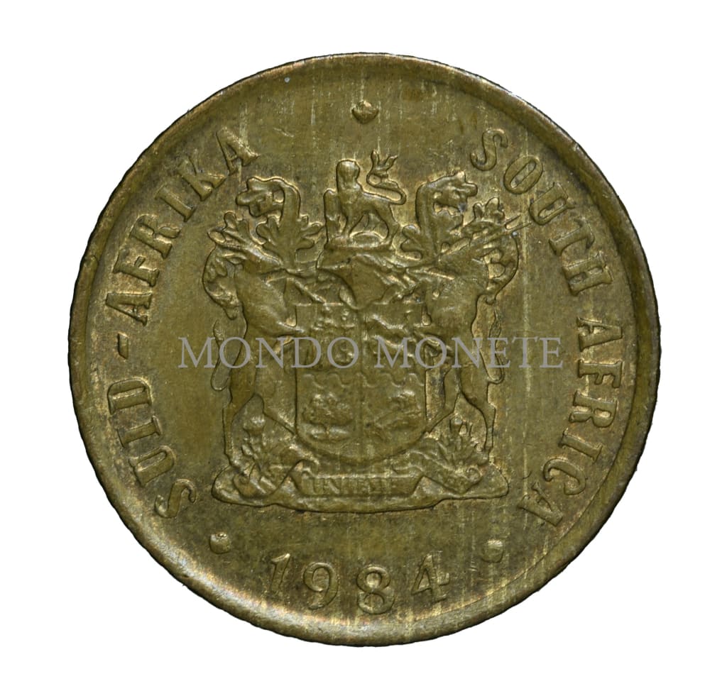 Suid Afrika 1 Cent 1984 Monete Da Collezione