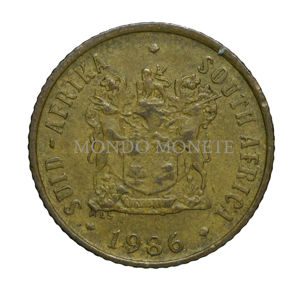 Suid Afrika 1 Cent 1986 Monete Da Collezione