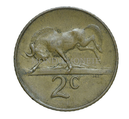 Suid Afrika 2 Cents 1965 Monete Da Collezione