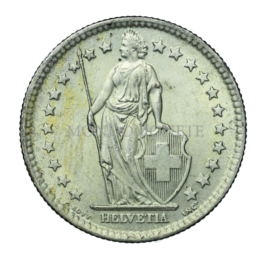 Swiss. 2 Francs 1961 Monete Da Collezione