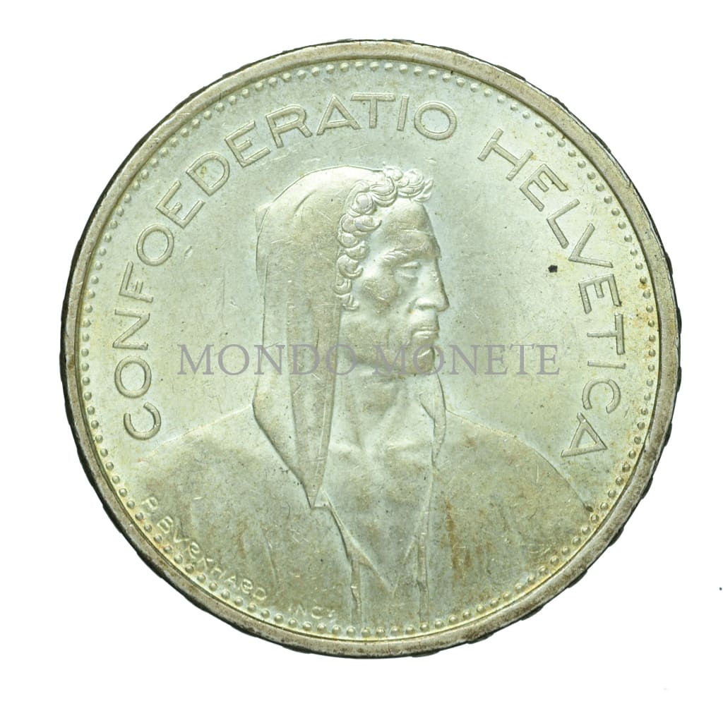 Swiss 5 Francs 1967 B Monete Da Collezione