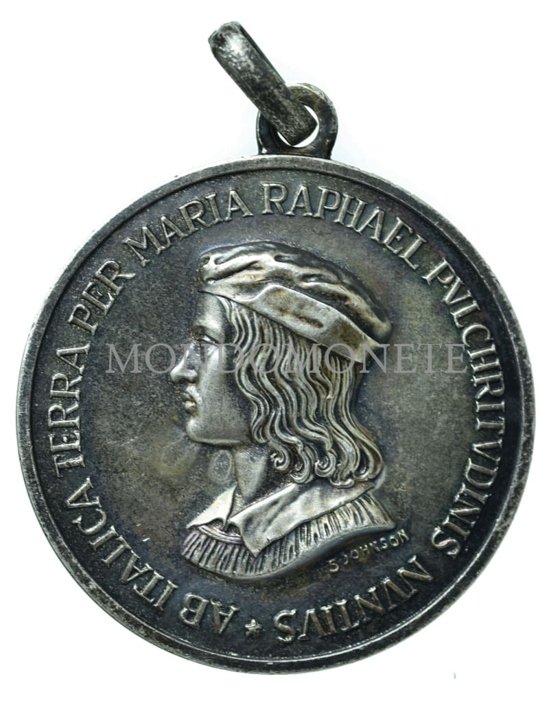 T/N Raffaello Italia Navigazione Argento 800 - Ab Italica Terra Per Maria Raphael Pvlchritudinis
