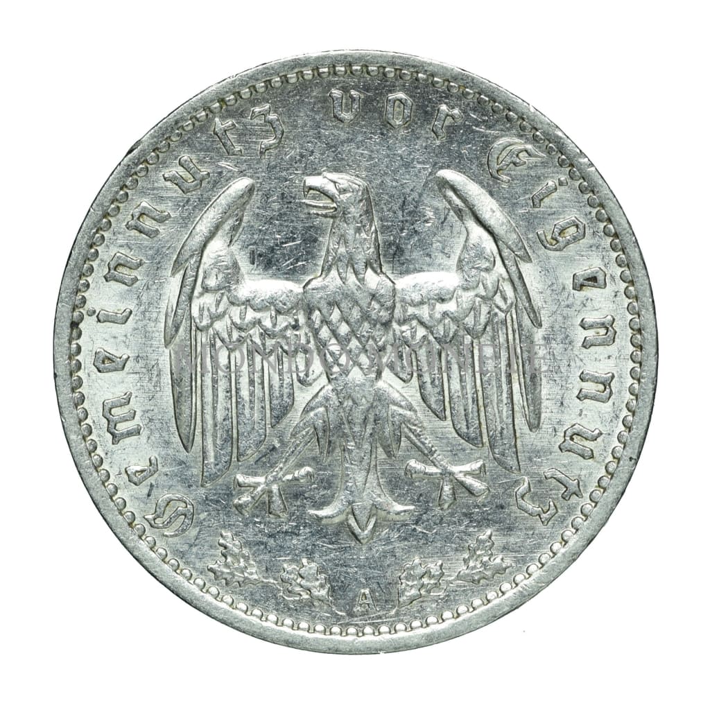 Third Reich 1 Reichsmark 1934 A Monete Da Collezione