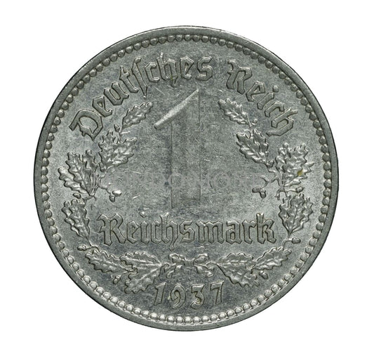 Third Reich 1 Reichsmark 1937 A Monete Da Collezione