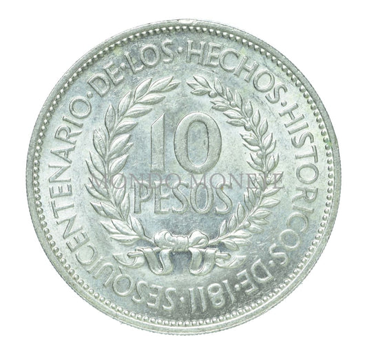 Uruguay 10 Pesos 1961 Monete Da Collezione