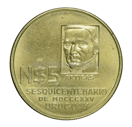 Uruguay 5 Nuevos Pesos 1975 So Monete Da Collezione