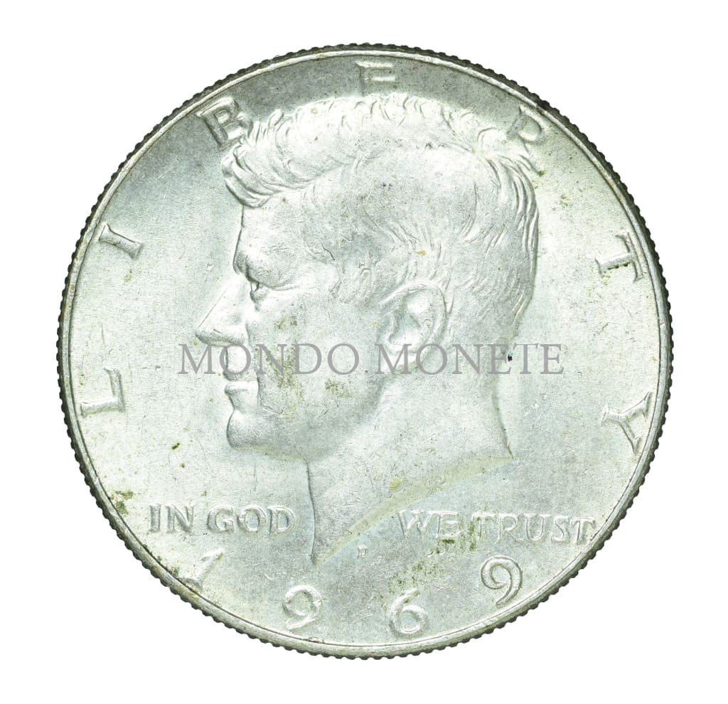 Usa 1/2 Dollar 1969 D Monete Da Collezione