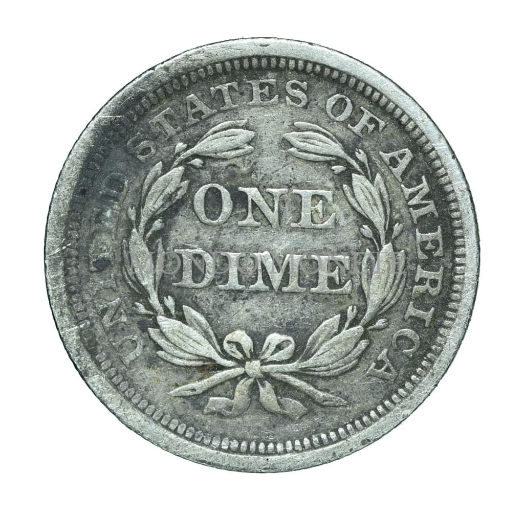 Usa 1 One Dime 1857 Monete Da Collezione