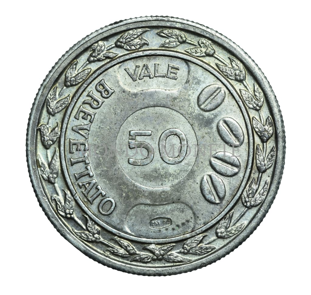 Vale 50 Moka Termini - Brevettato Medaglie E Gettoni