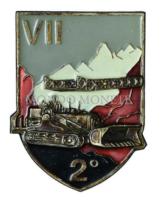 Vii Compagnia Alpini Genio 2° Distintivi E Spille