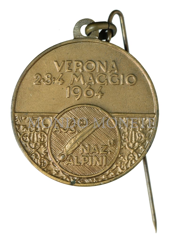 Xxxviii Adunata Nazionale Alpini Verona 1964 Medaglie E Gettoni