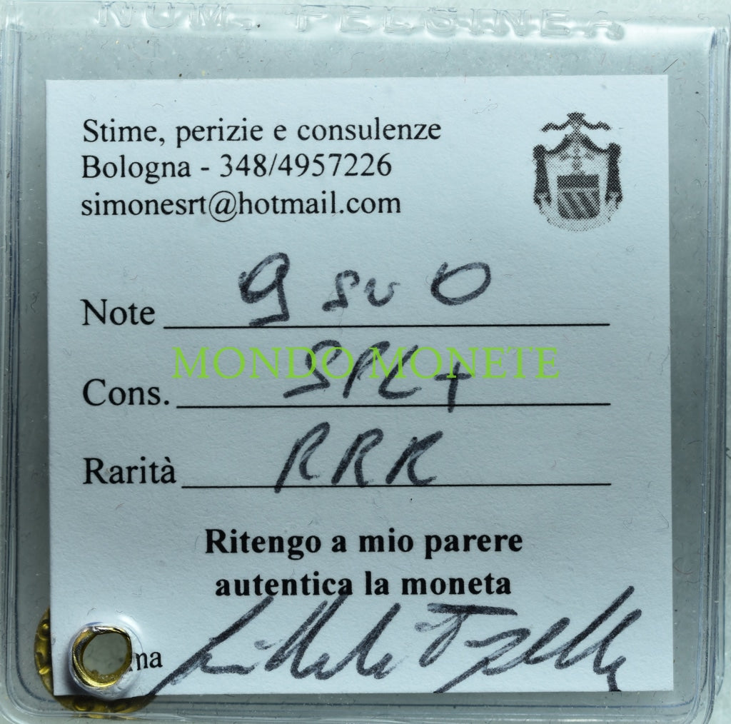 1 Centesimo 1908 La Cifra 9 Ribattuta Su 0 Monete Da Collezione