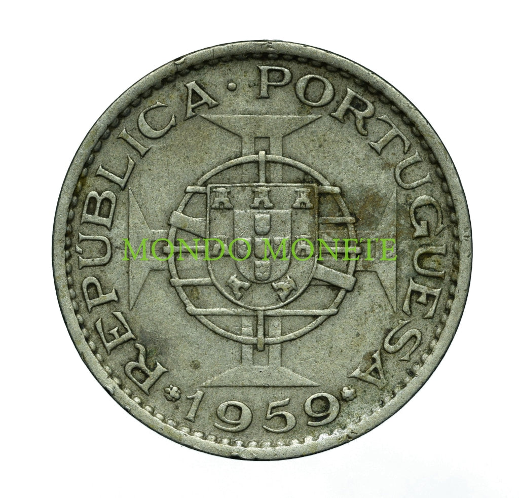 1 Escudo 1959 Estado Da India Monete Da Collezione