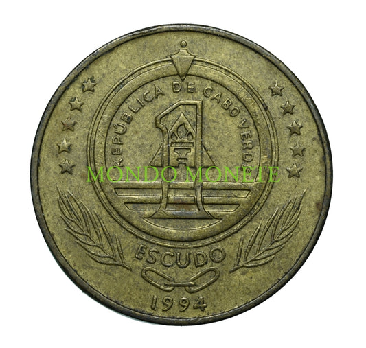 1 Escudo 1994 Cape Verde Monete Da Collezione