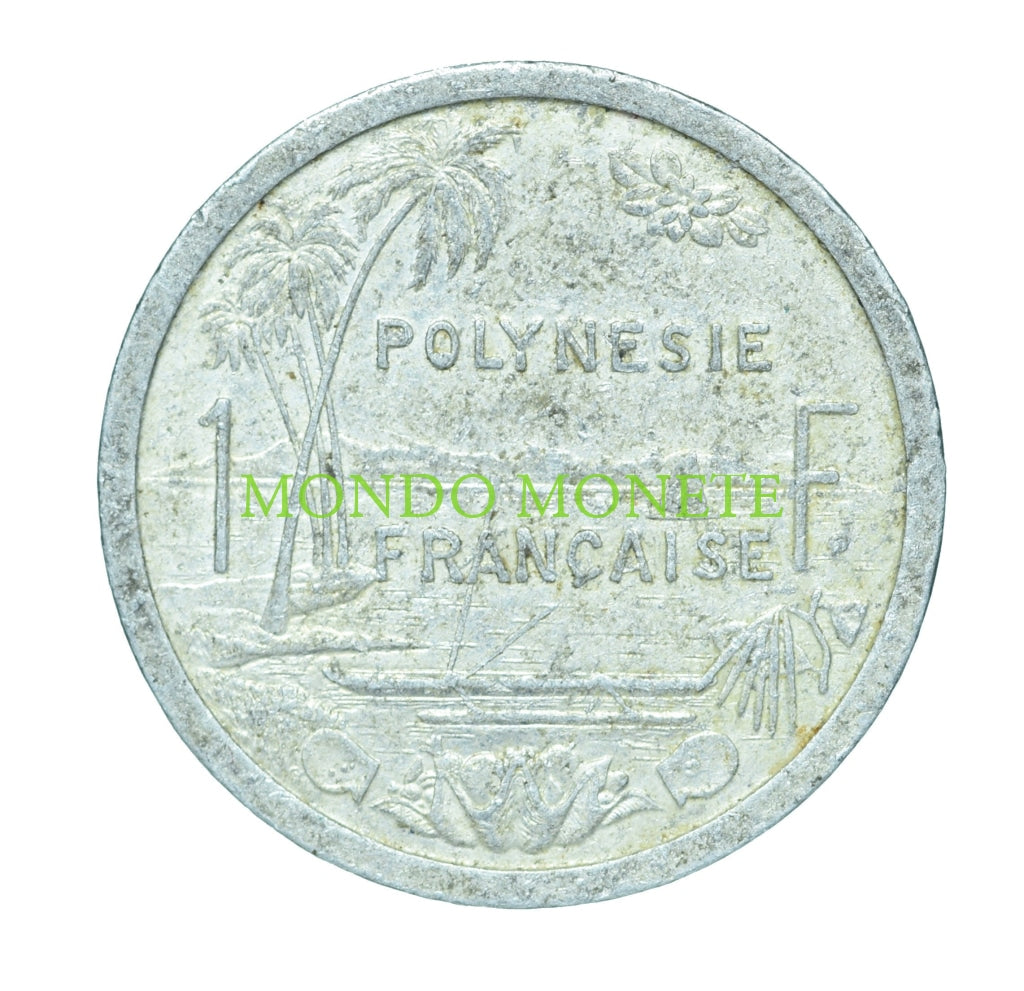 1 Franc 2008 Polinesia Monete Da Collezione