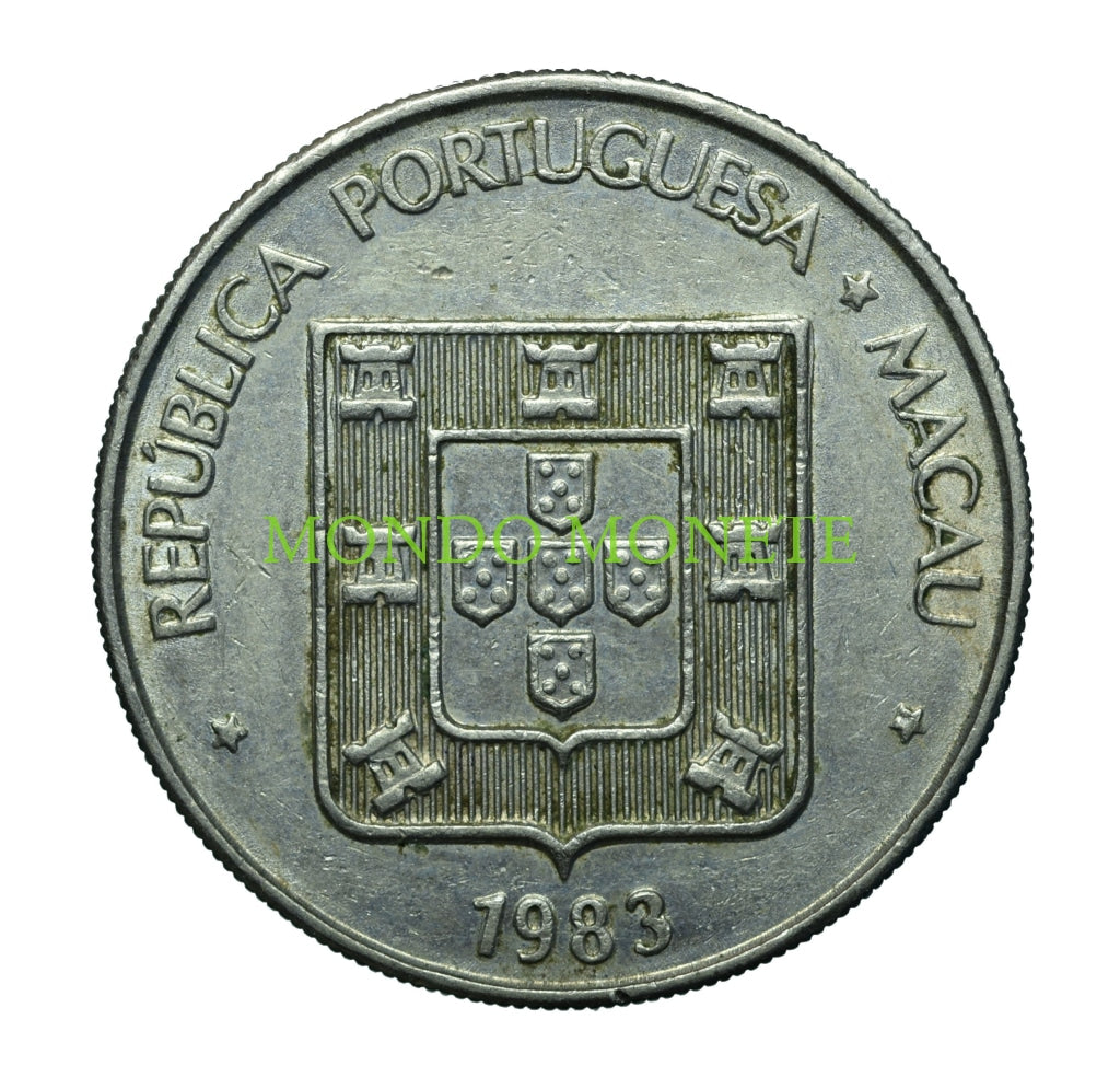 1 Pataca 1983 Macau Monete Da Collezione