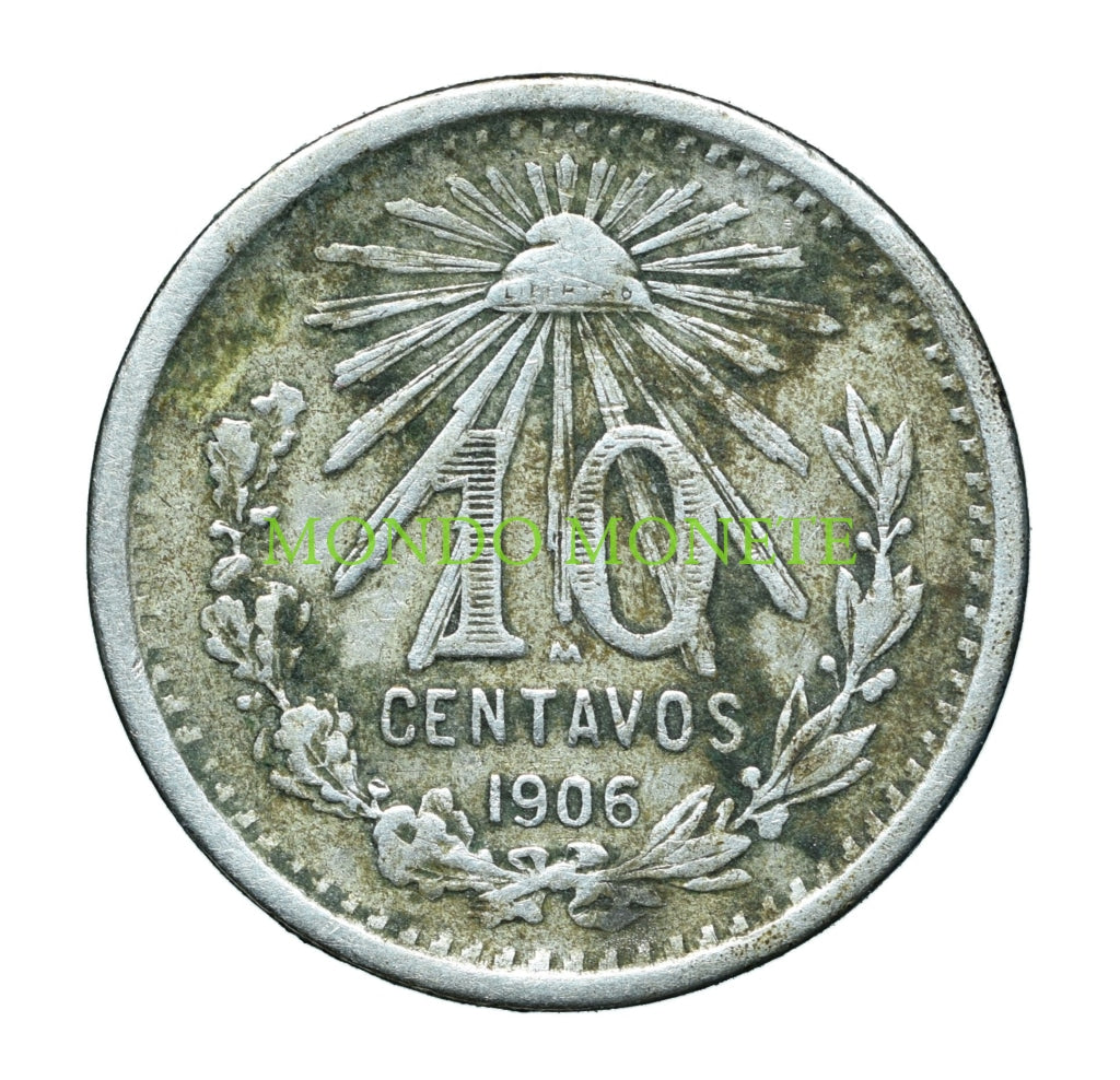 10 Centavos 1906 Messico Monete Da Collezione