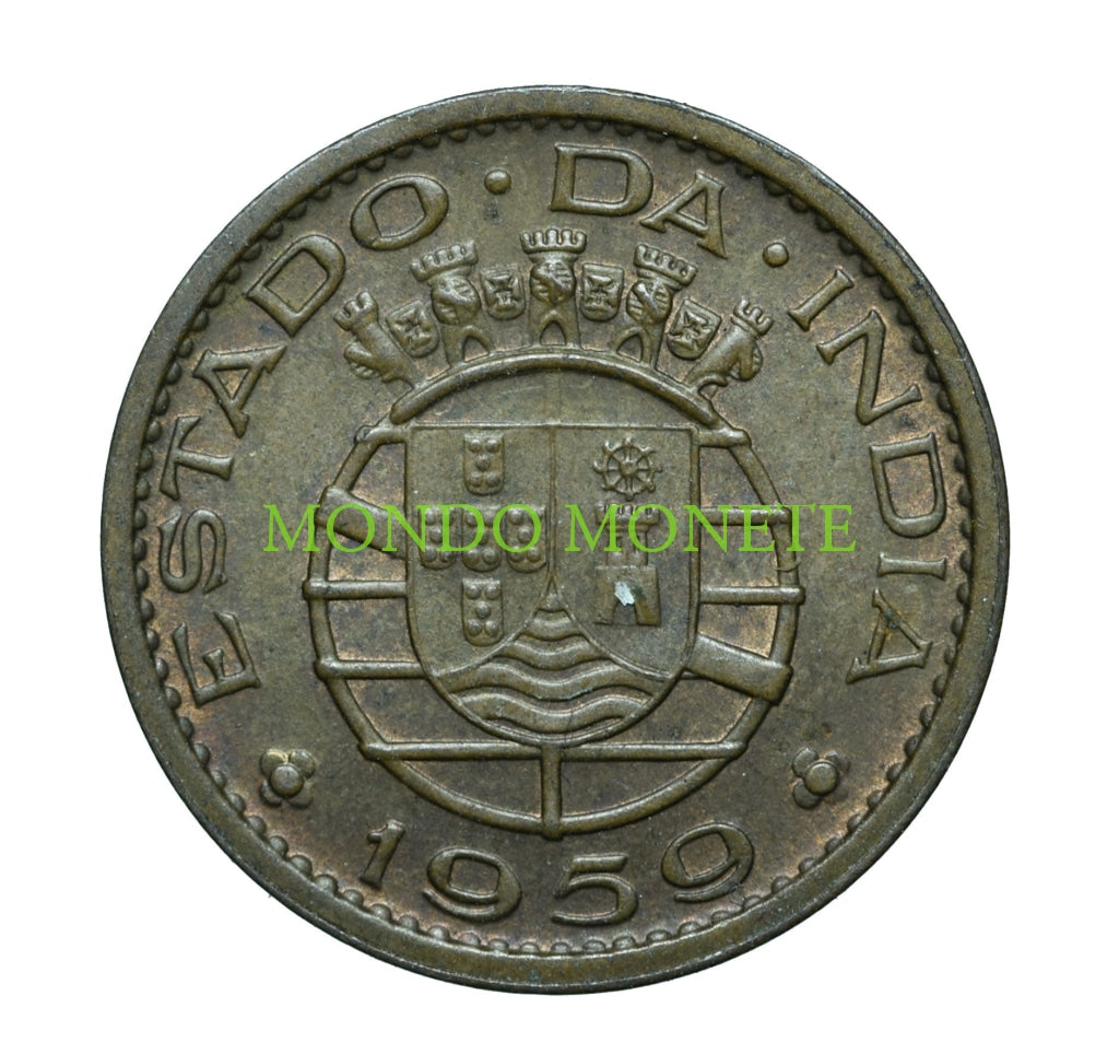 10 Centavos 1959 Estado Da India Monete Da Collezione