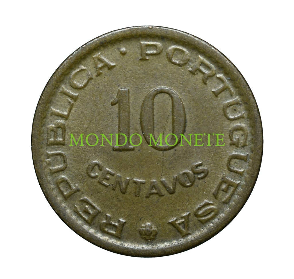 10 Centavos 1960 Mozambique Monete Da Collezione