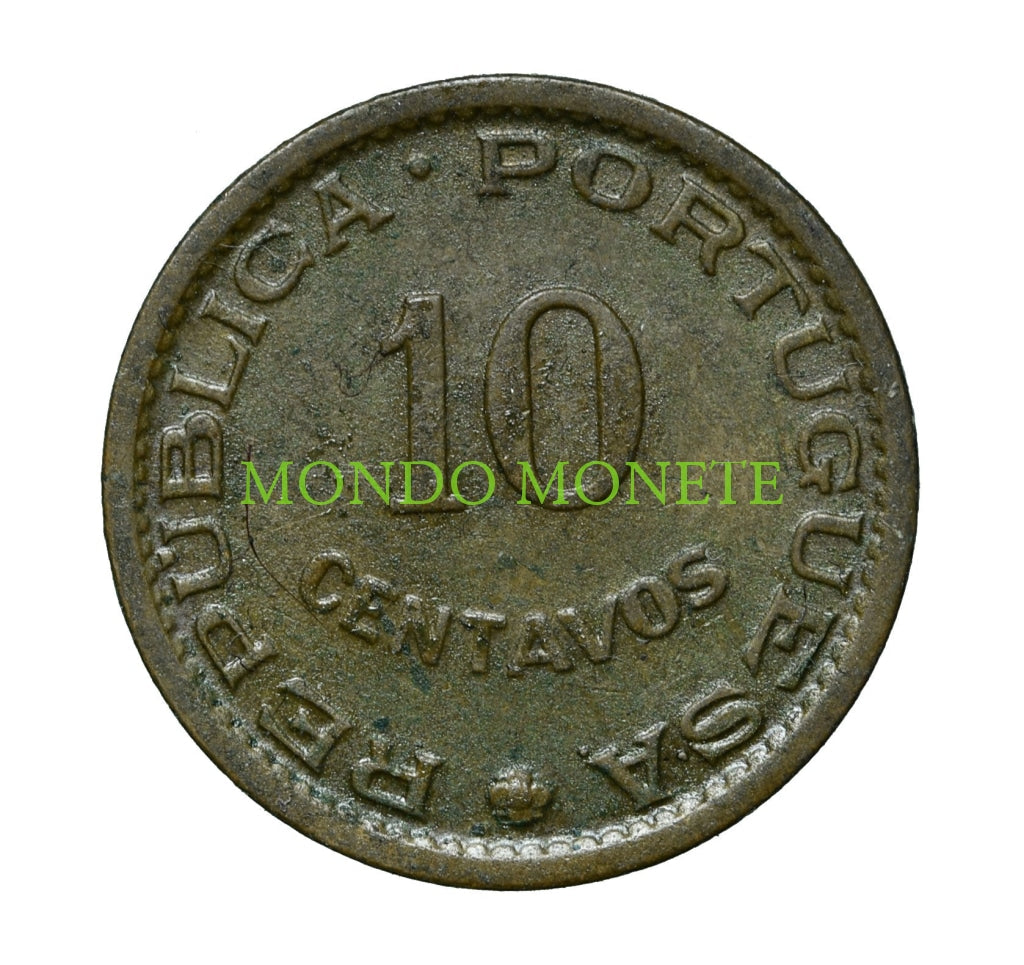 10 Centavos 1960 Mozambique Monete Da Collezione