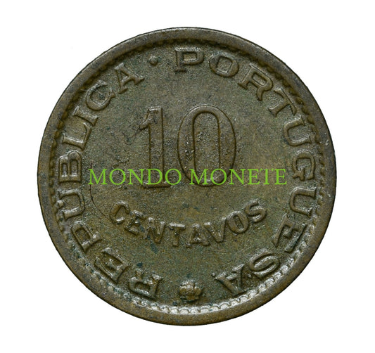 10 Centavos 1960 Mozambique Monete Da Collezione