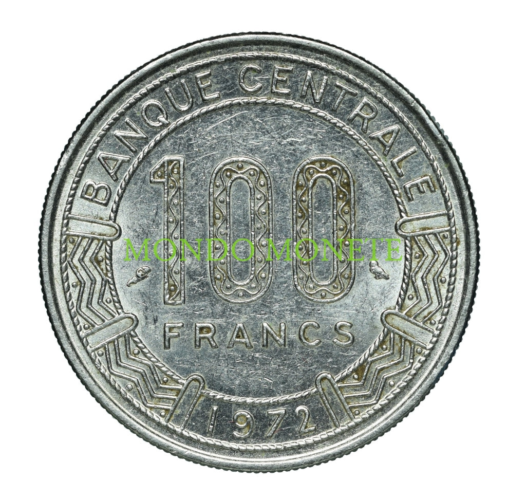 100 Francs 1972 Cameroun Monete Da Collezione