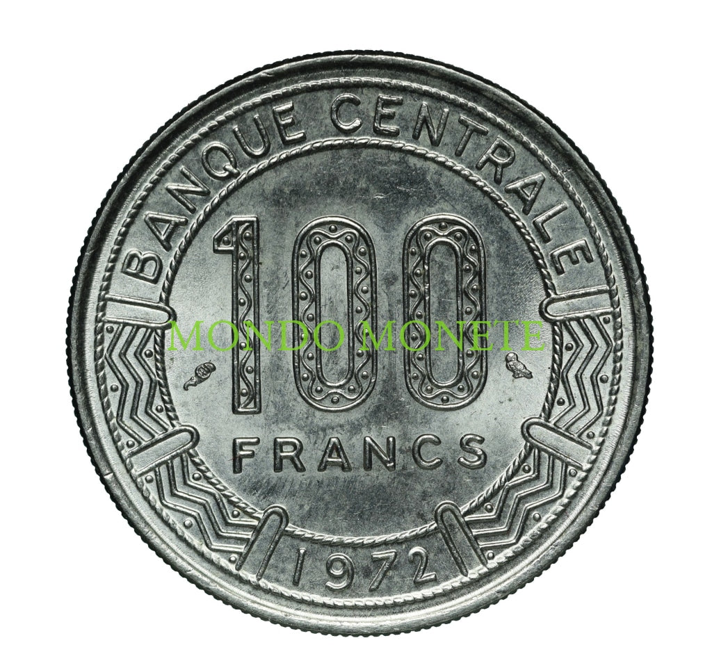 100 Francs 1972 Cameroun Monete Da Collezione