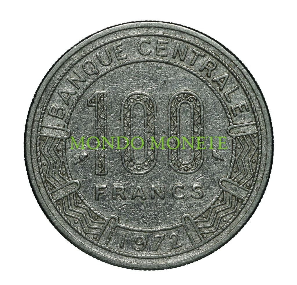 100 Francs 1972 Congo Monete Da Collezione