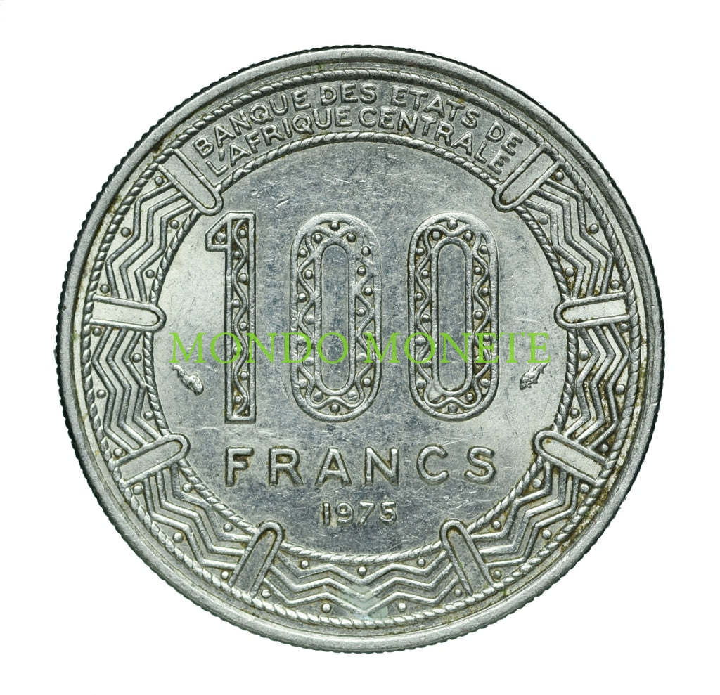 100 Francs 1975 Cameroun Monete Da Collezione