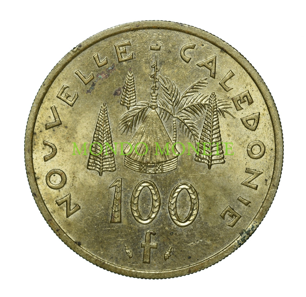 100 Francs 1976 New Caledonia Monete Da Collezione