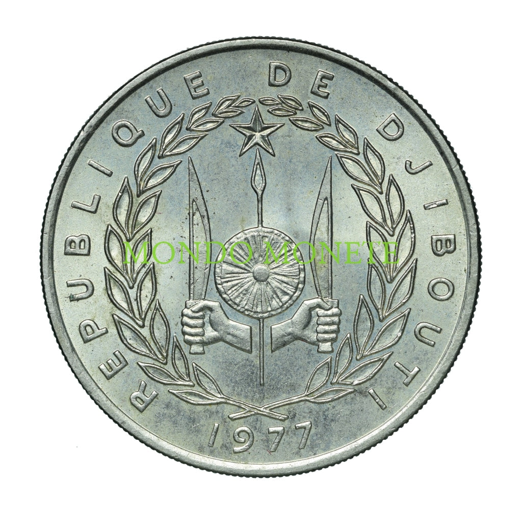 100 Francs 1977 Djibouti Monete Da Collezione