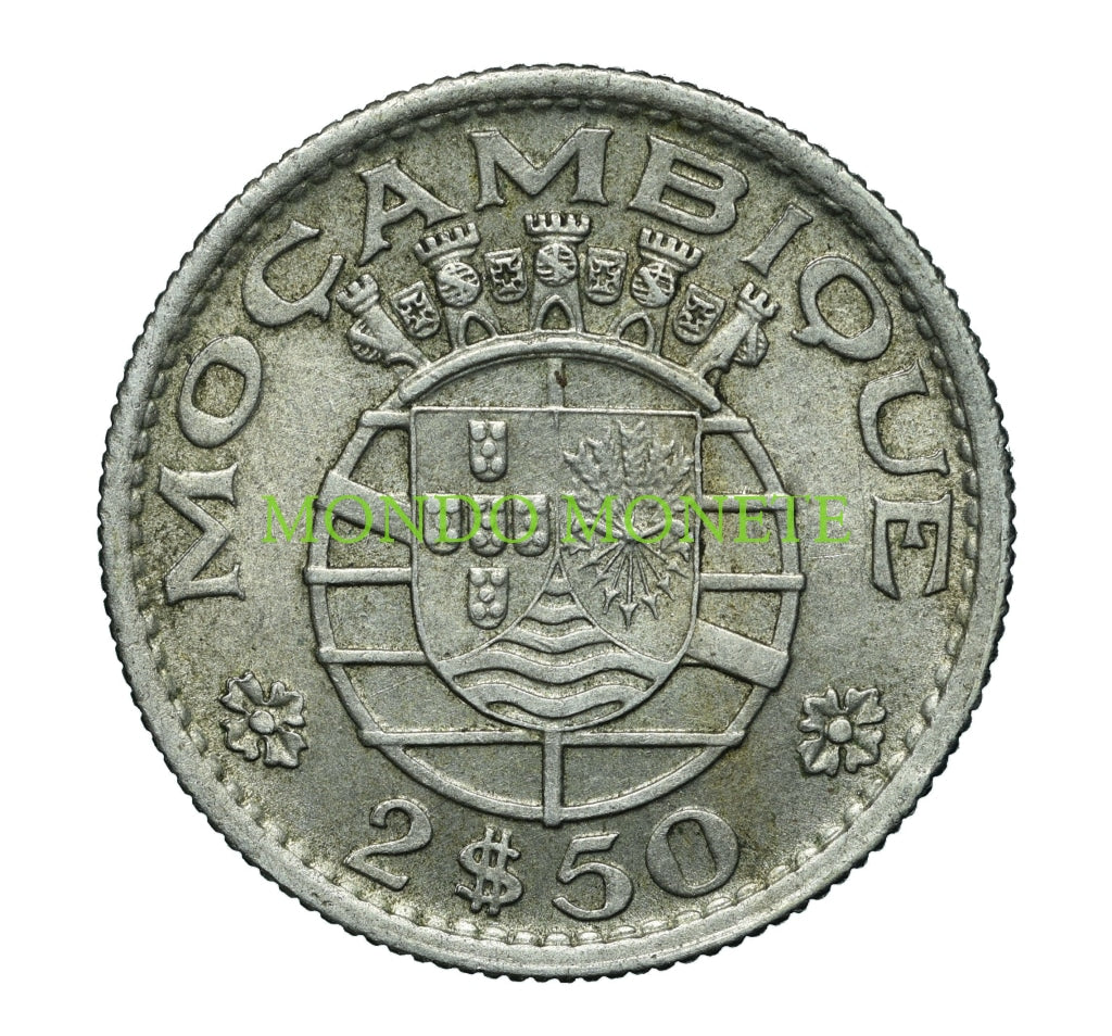 2.1/2 Escudos 1952 Mozambique Monete Da Collezione