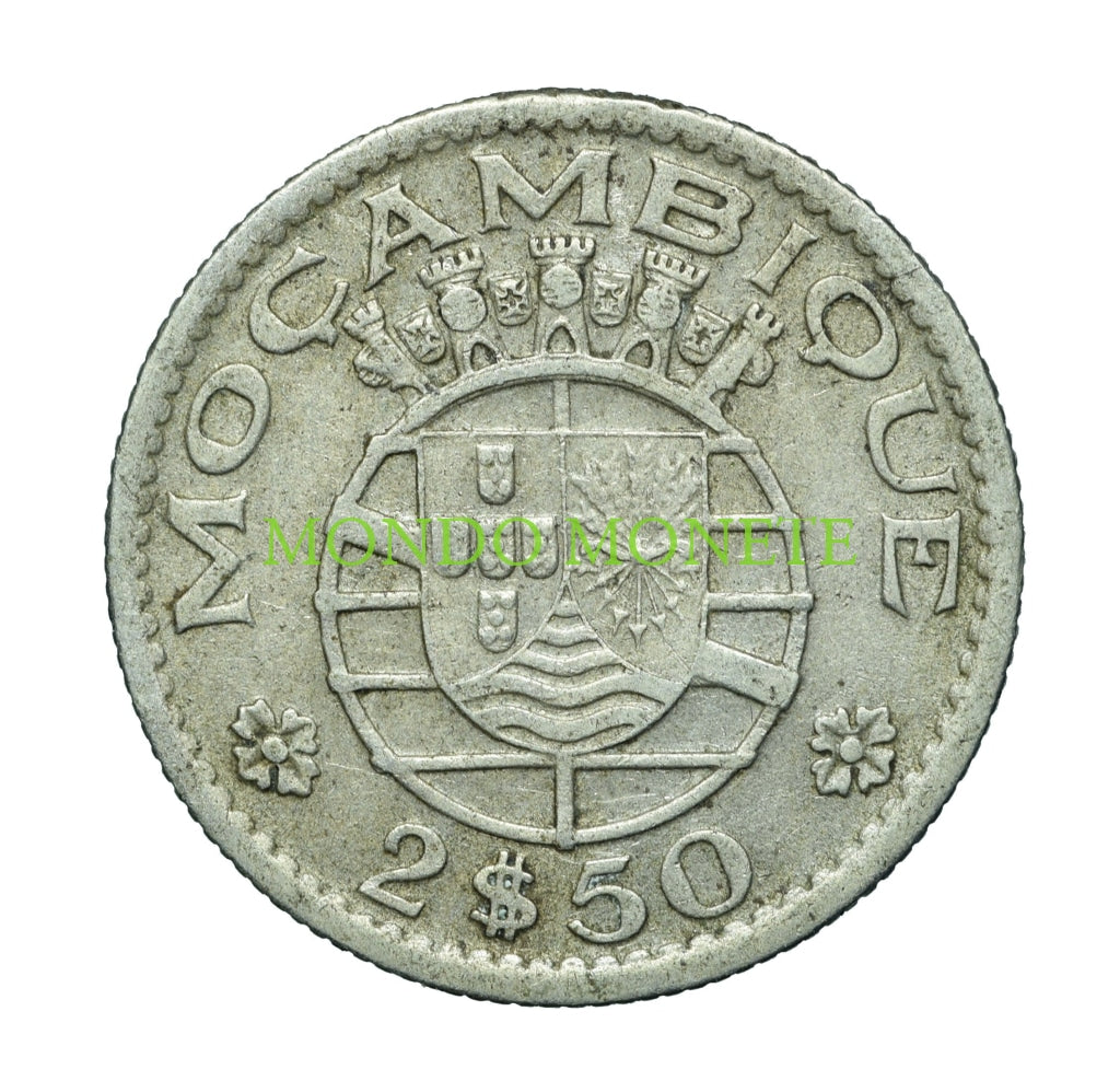 2 5 Escudos 1953 Mozambique Monete Da Collezione