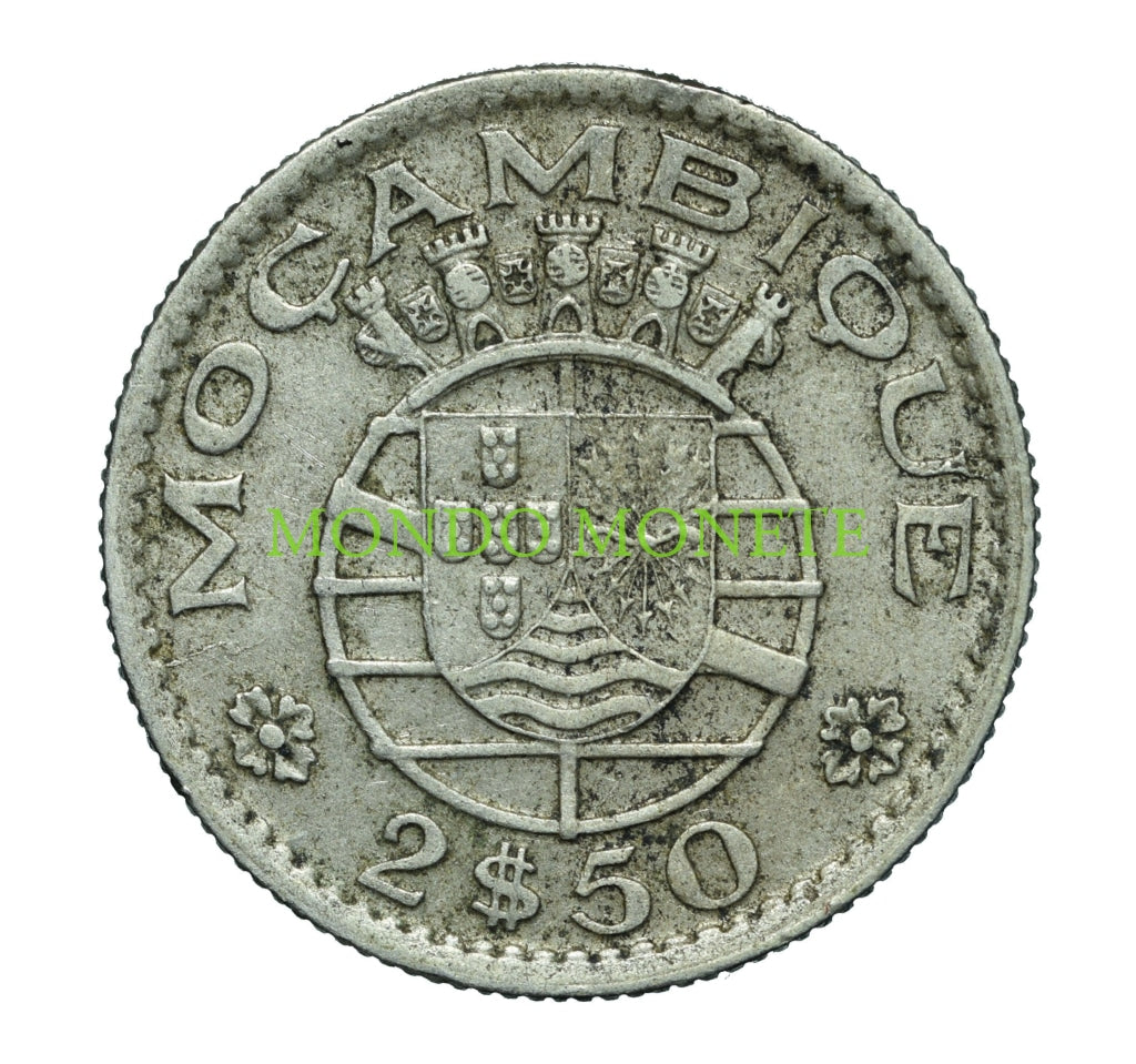 2 5 Escudos 1954 Mozambique Monete Da Collezione