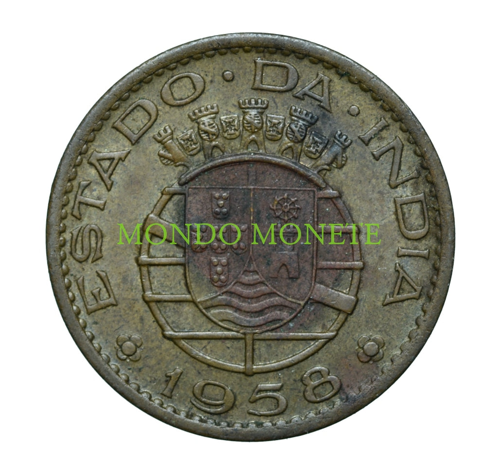 30 Centavos 1958 Estado Da India Monete Da Collezione