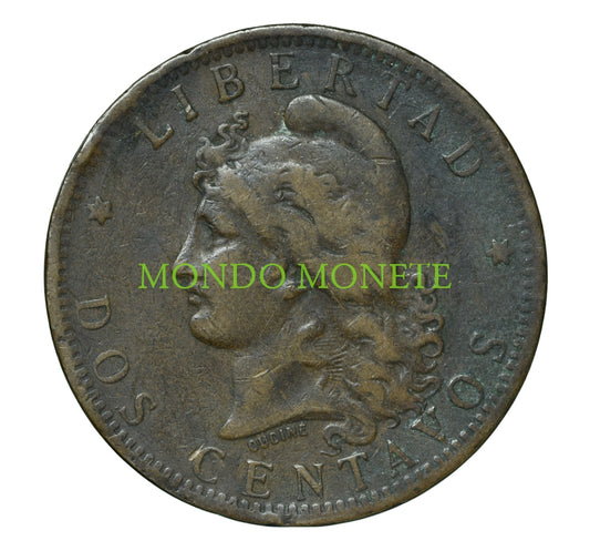 Argentina Dos Centavos 1883 Monete Da Collezione