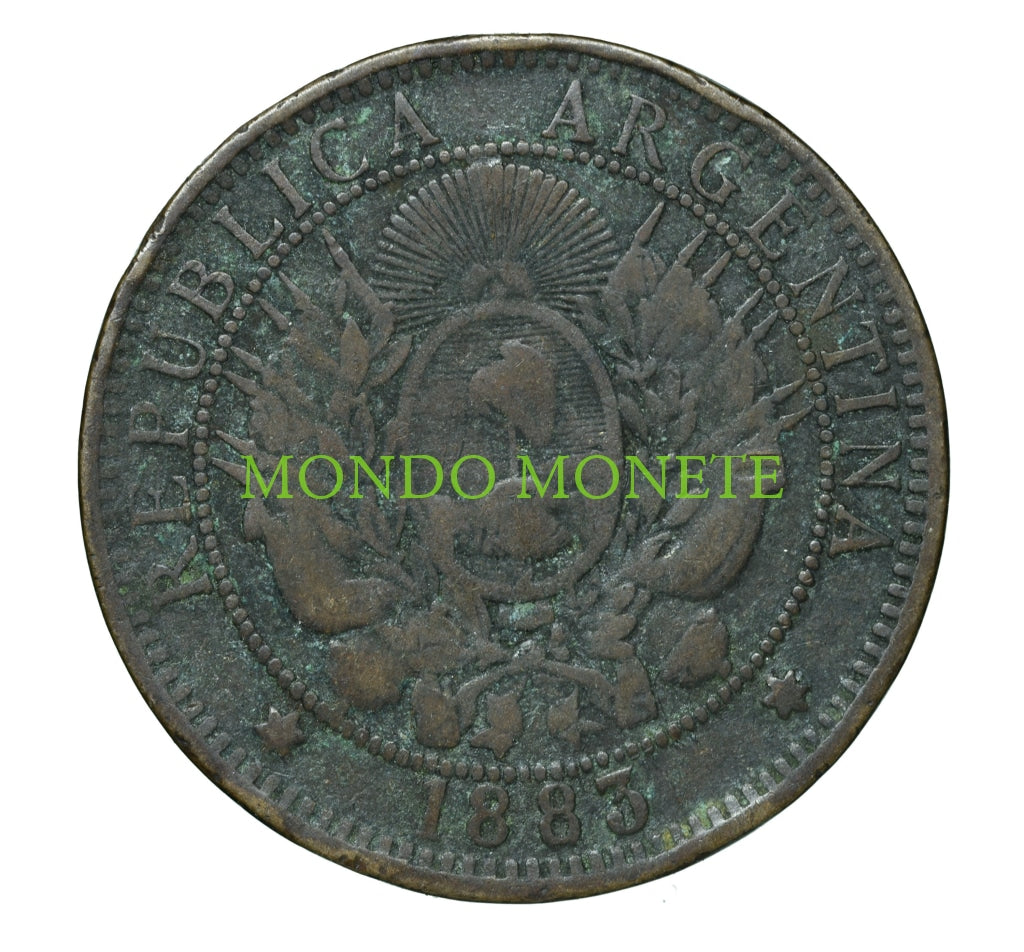 Argentina Dos Centavos 1883 Monete Da Collezione