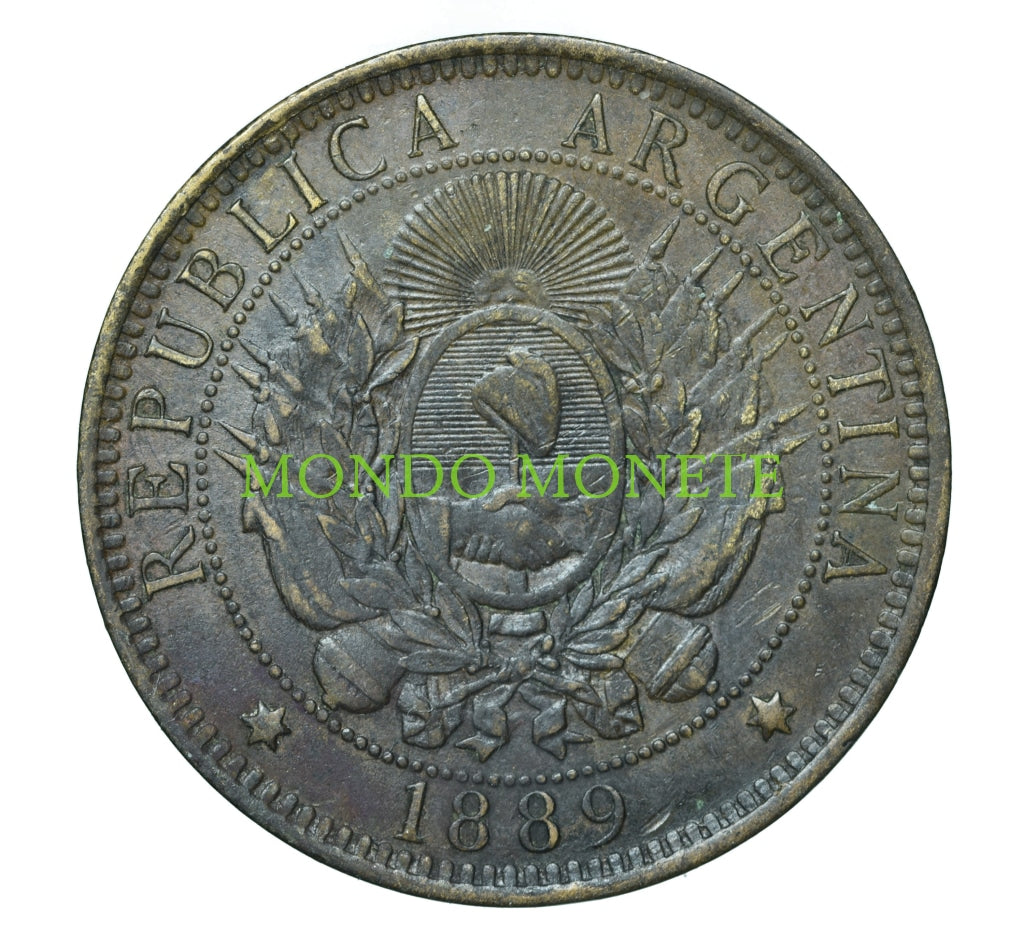 Argentina Dos Centavos 1889 Monete Da Collezione