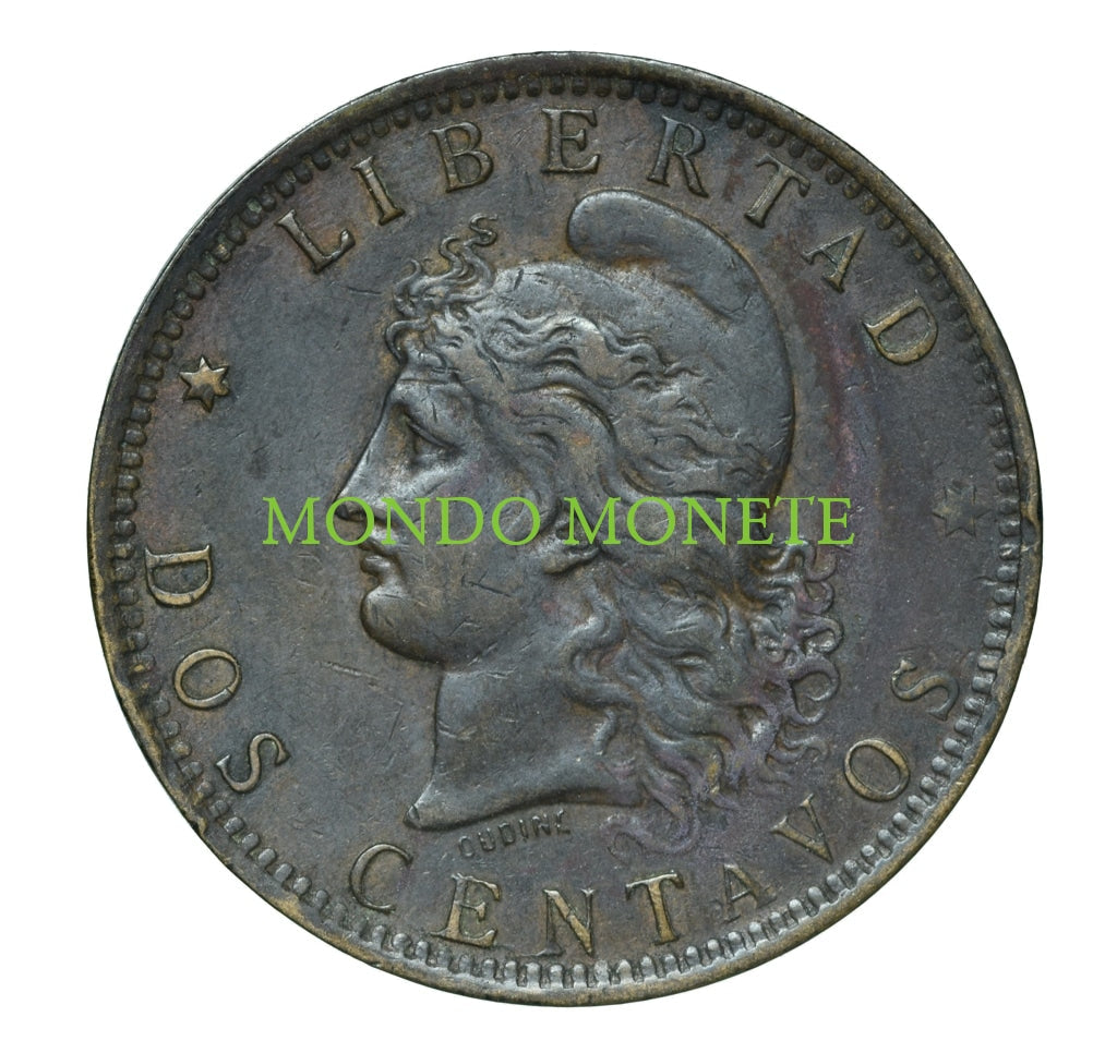 Argentina Dos Centavos 1889 Monete Da Collezione