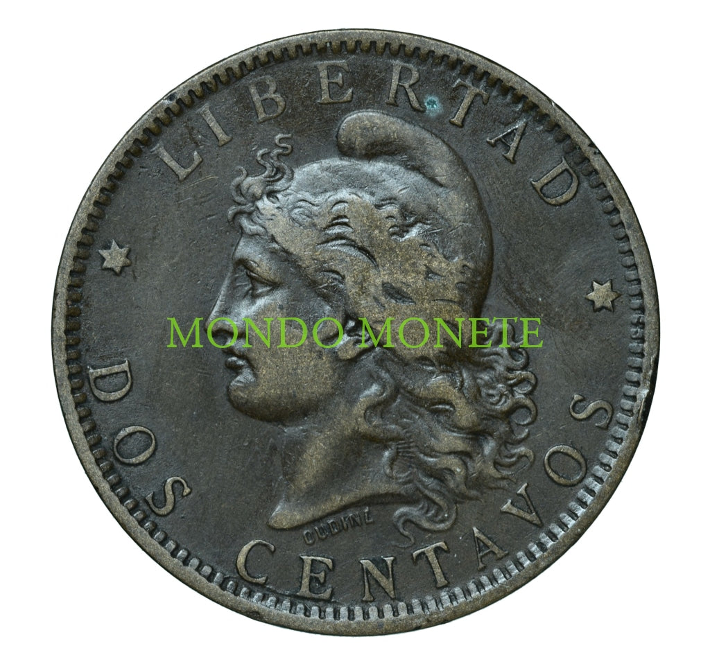 Argentina Dos Centavos 1891 Monete Da Collezione