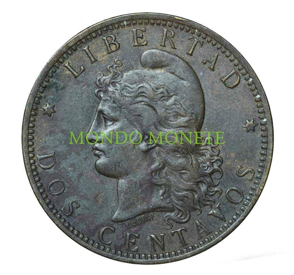 Argentina Dos Centavos 1892 Monete Da Collezione