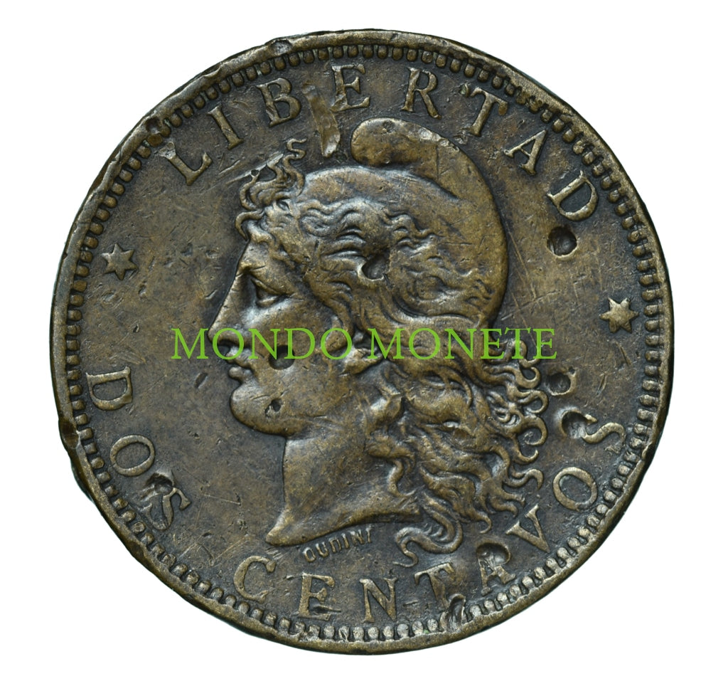 Argentina Dos Centavos 1895 Monete Da Collezione