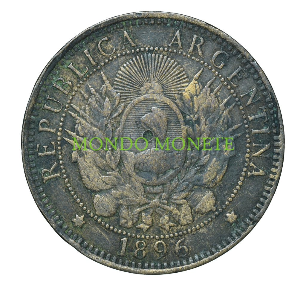 Argentina Dos Centavos 1896 Monete Da Collezione