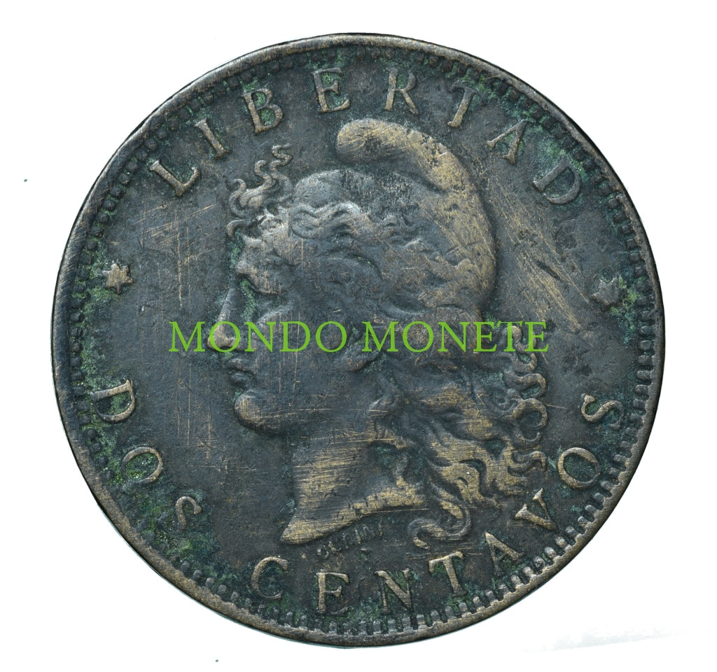 Argentina Dos Centavos 1896 Monete Da Collezione