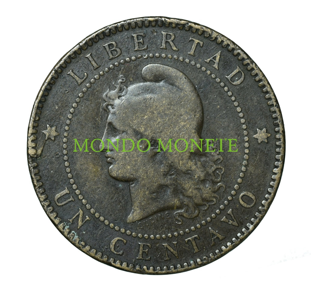 Argentina Un Centavo 1885 Monete Da Collezione