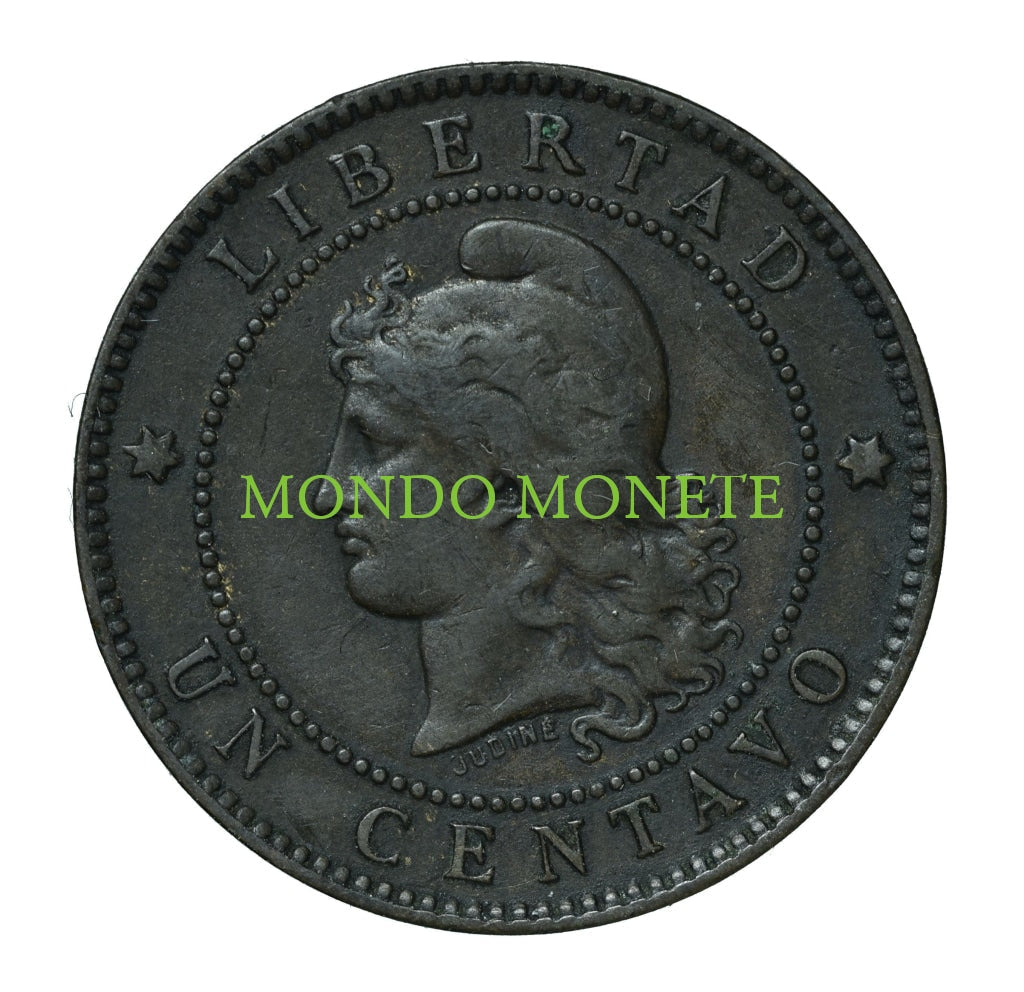 Argentina Un Centavo 1889 Monete Da Collezione