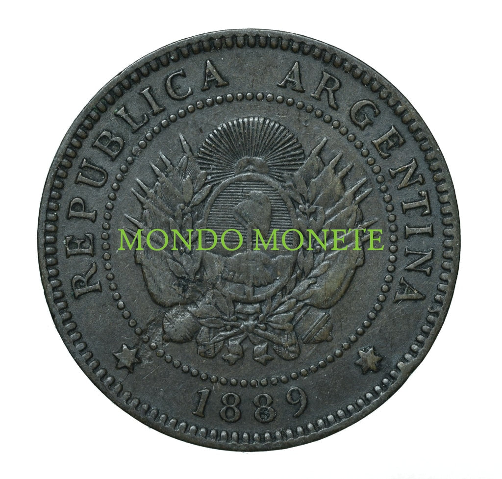 Argentina Un Centavo 1889 Monete Da Collezione