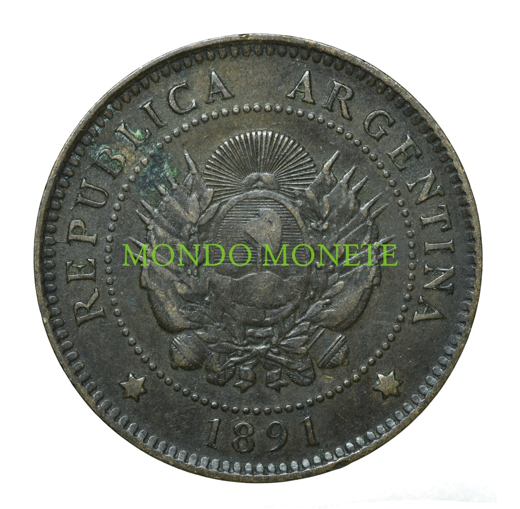 Argentina Un Centavo 1891 Monete Da Collezione