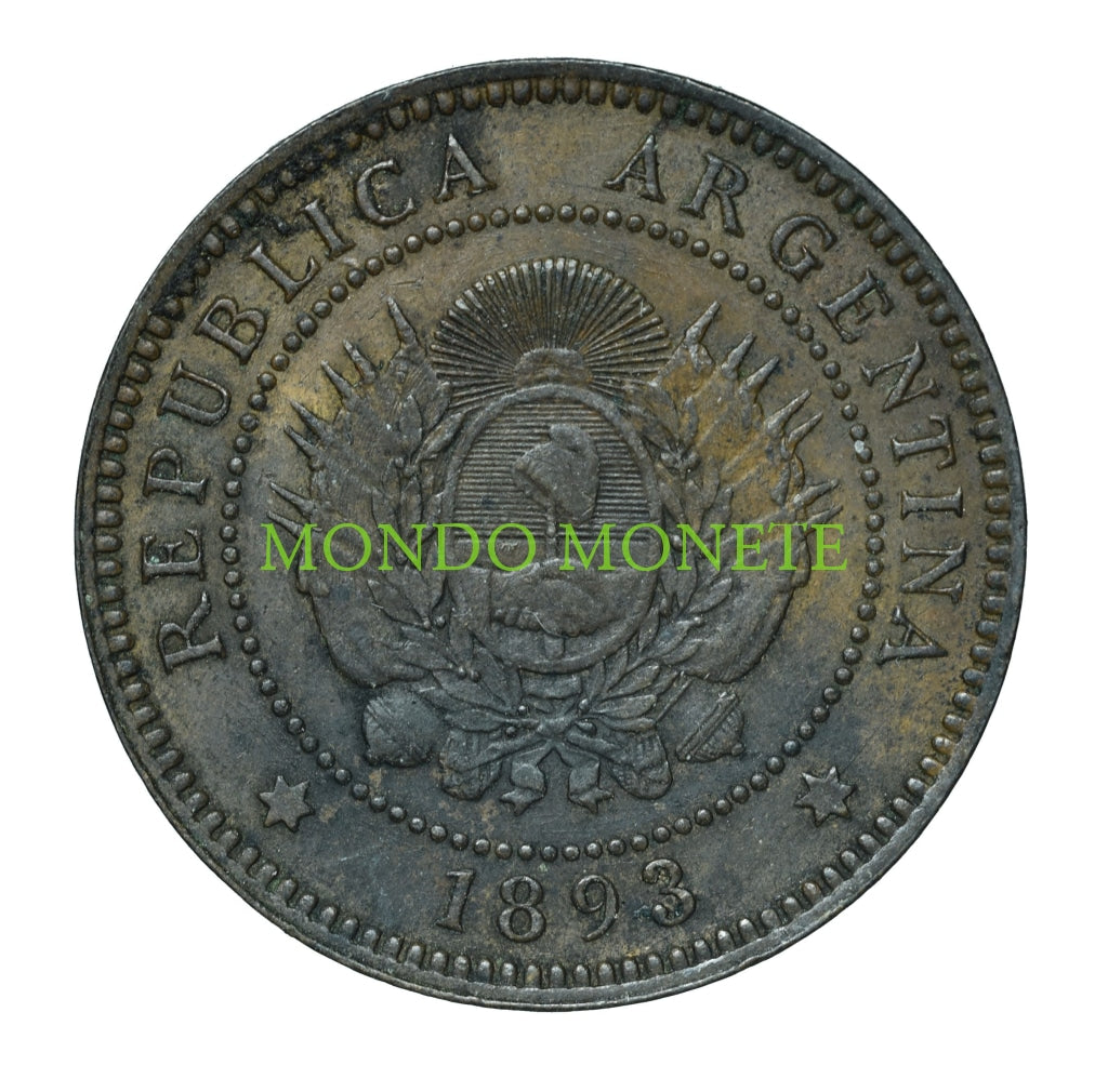 Argentina Un Centavo 1893 Monete Da Collezione