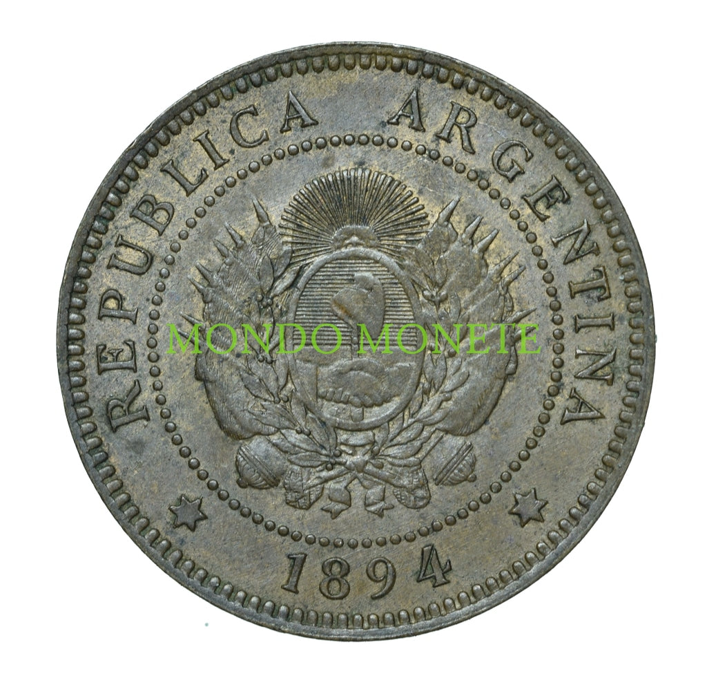 Argentina Un Centavo 1894 Monete Da Collezione